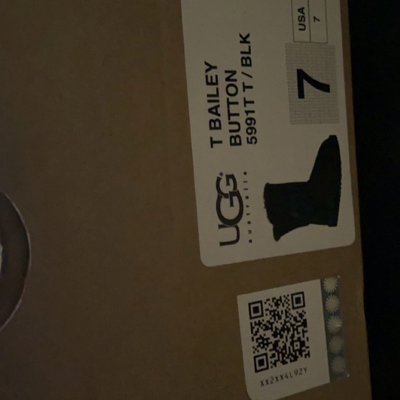 Black boots for little girls original box size 7 - Picture 1 of 8